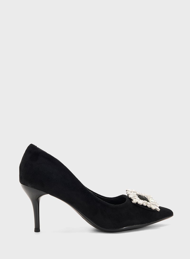 Ella Limited Edition Embellished Heeled Pump  - Image 1