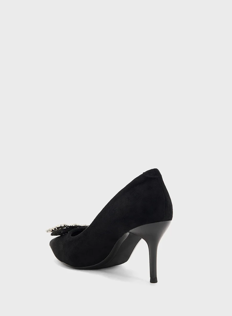 Ella Limited Edition Embellished Heeled Pump