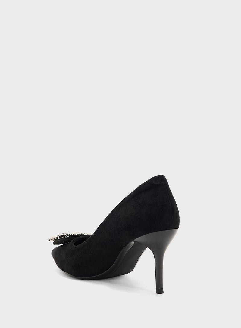 Ella Limited Edition Embellished Heeled Pump  - Image 3