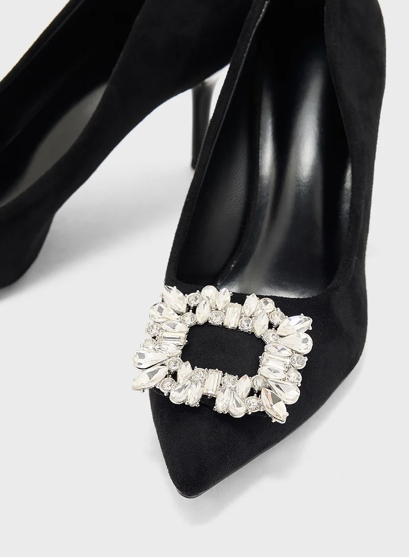 Ella Limited Edition Embellished Heeled Pump