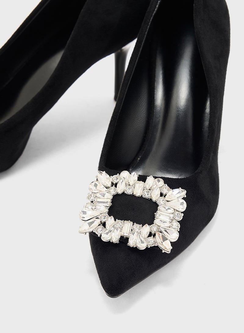 Ella Limited Edition Embellished Heeled Pump  - Image 4