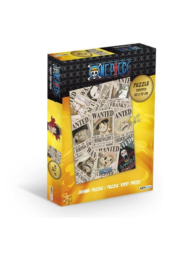 One Piece Anime Wanted Poster Jigsaw Puzzle 1000 Pcs Featuring Luffy Zoro Chopper & Sanji Anime Manga Gift - pzsku/Z993C6F42E8314B44D95FZ/45/_/1692171652/0770082f-022c-4736-afef-e689f6585093