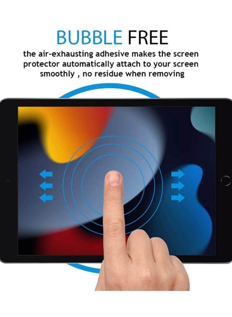screen protector compatible with iPad 9th Generation (2021) 10.2 inch - Anti Scratch Premium HD Clear 9H Hardness - Image 2