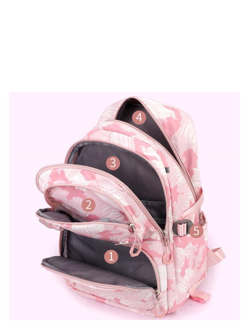 Golden Rolling Backpack Travel Trolly BookBag School Wheeled Backpack for Boys Girls Kids Luggage School Bag with Wheels Trolley Backpack  - Image 4