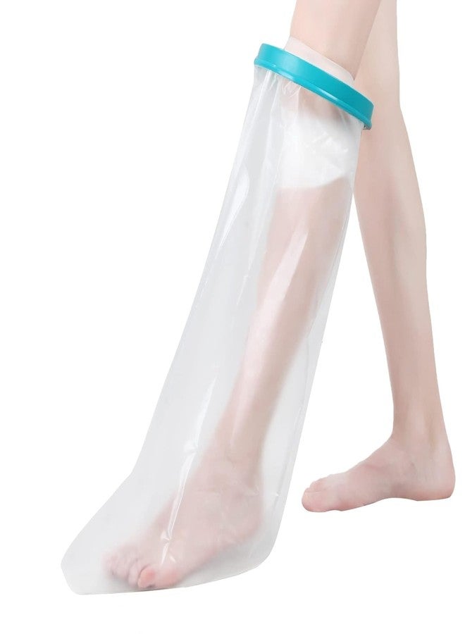 Delzon Leg Cast Cover for Shower, Waterproof Plaster Dressing Protector for Broken Toe, Ankle, Foot Wound, Burns, Reusable Leg Cast Bag Keep Wounds & Bandage Dry - Image 1