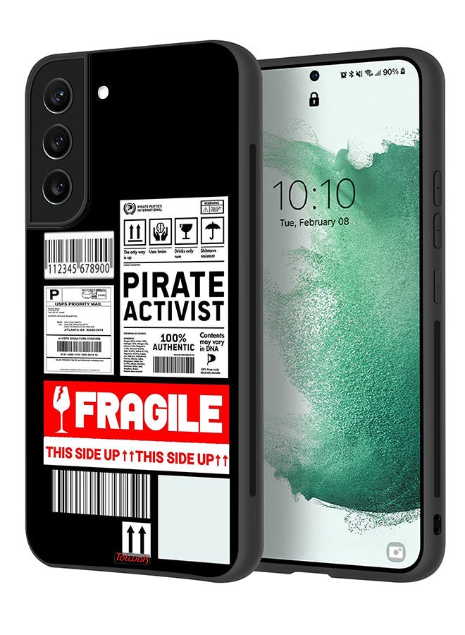 Tolwak Samsung Galaxy S22 Plus 5G Protective Case Cover Private Activist Fragile Sticker - Image 1