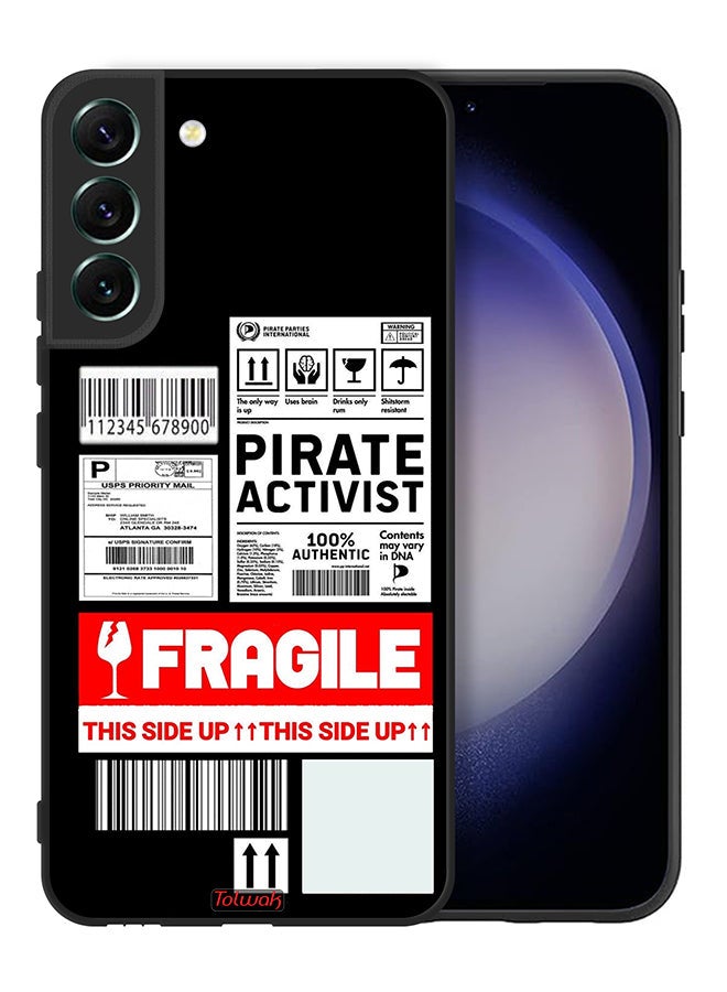 Tolwak Samsung Galaxy S22 Plus 5G Protective Case Cover Private Activist Fragile Sticker - Image 2