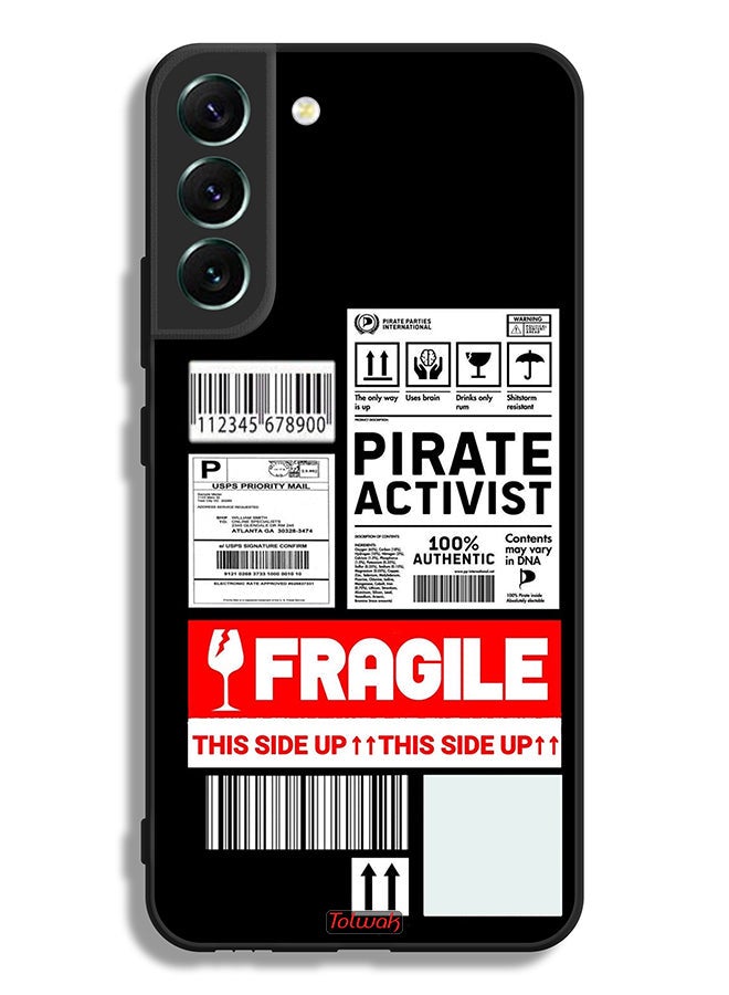 Tolwak Samsung Galaxy S22 Plus 5G Protective Case Cover Private Activist Fragile Sticker - Image 3