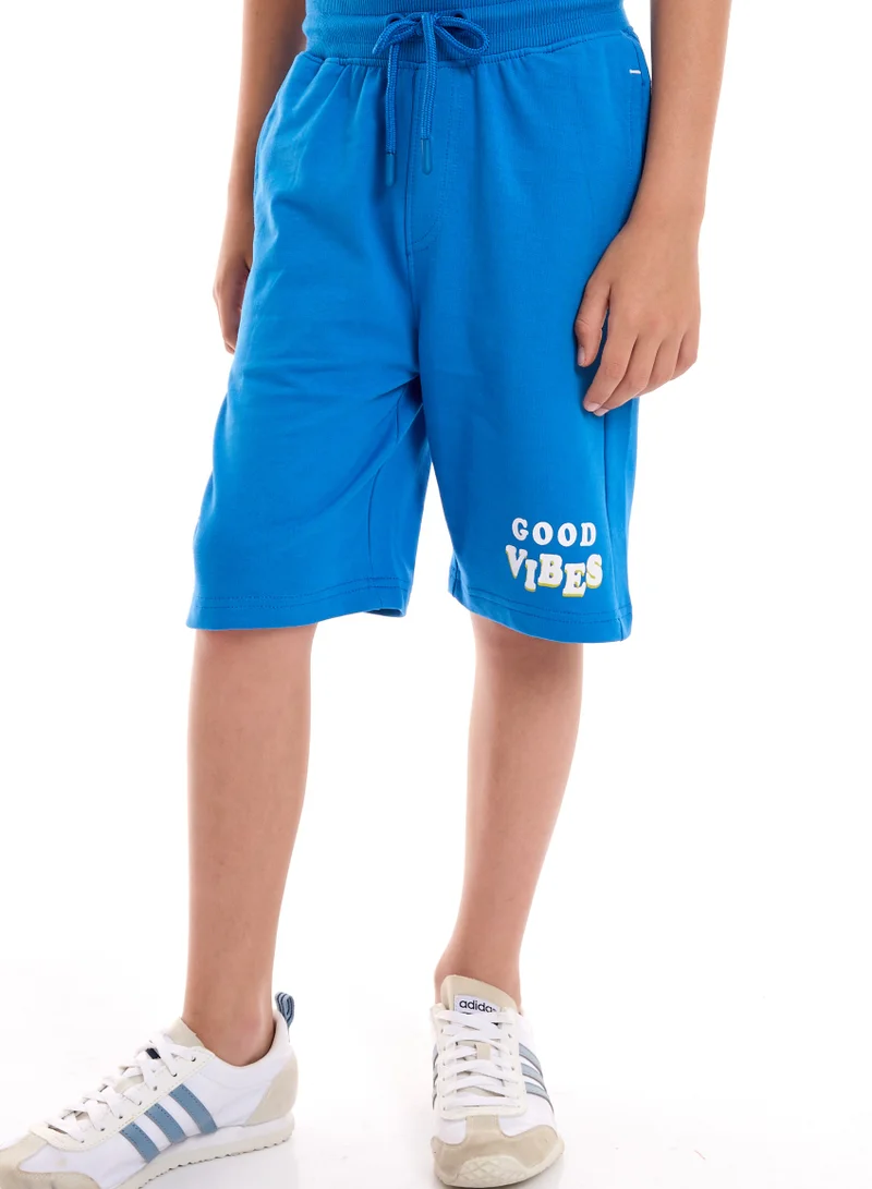 victor and jane Boys "Relaxed Fit" 2 piece Set Graphic Print T-shirt with matching Shorts (6-12Y)