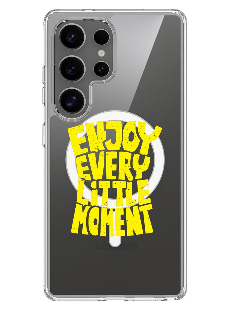 Theodor Magnetic Case for Samsung Galaxy S25 Ultra 6.9-inch Compatible with MagSafe Wireless Charging, Shockproof Phone Bumper Cover enjoy every - Image 1