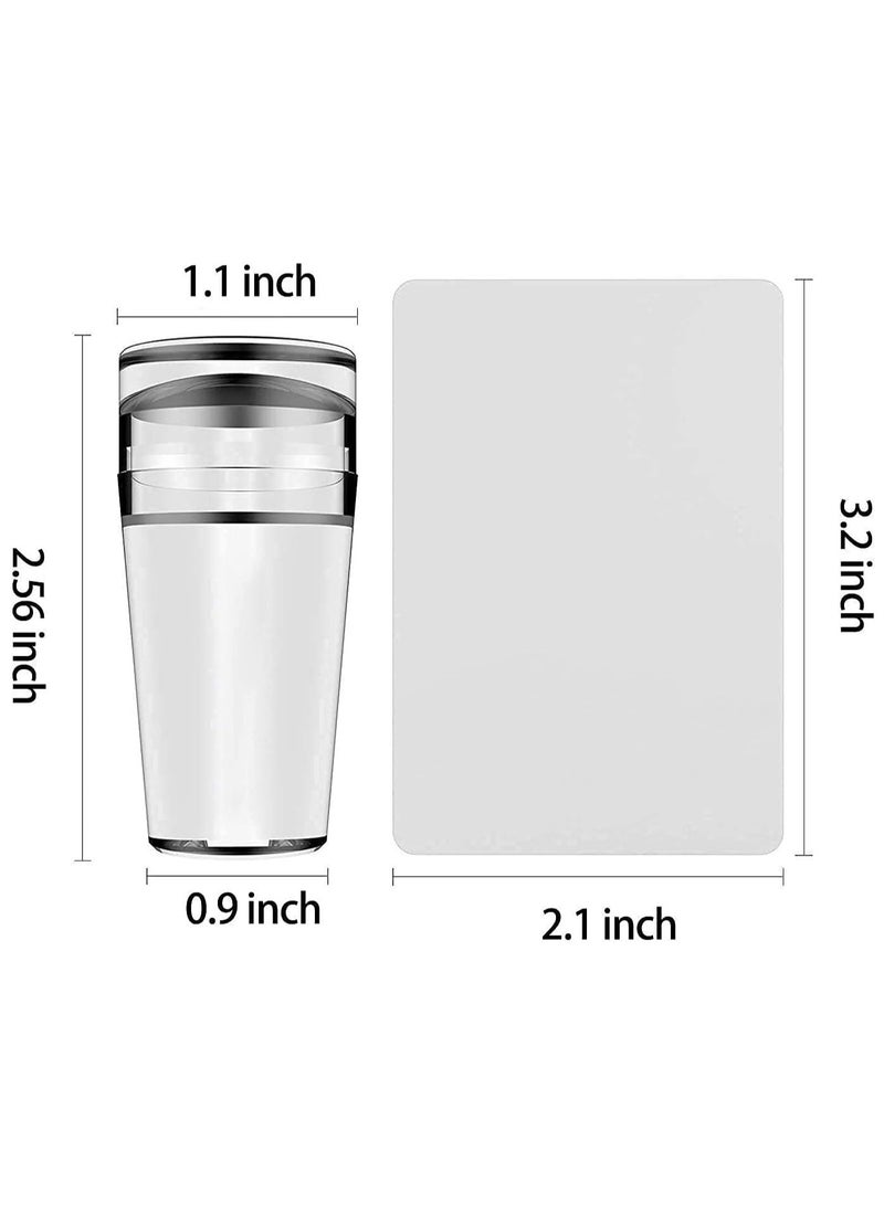 ختم سيليكون شفافة لتصفيف طرف الأظافر - Image 1