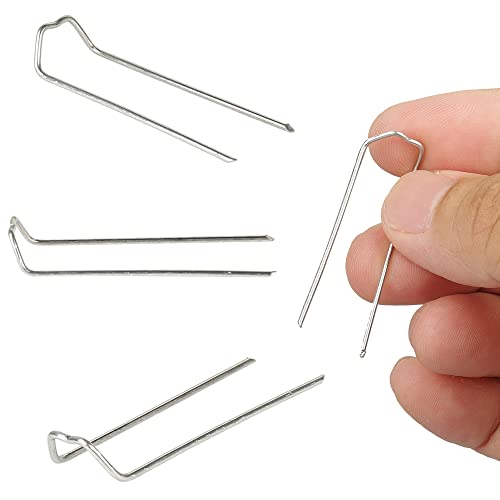 ZUOFANG 150Pcs Floral U Shaped Pins 18 Inch Greening Pins for Foam Wreaths Bouquet Plants Fern Moss Metal Craft Picks - Image 1