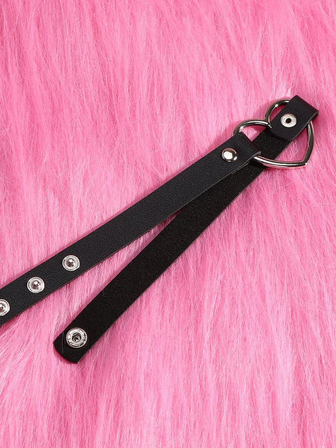 Styli Black Heart Choker Necklace - Image 4