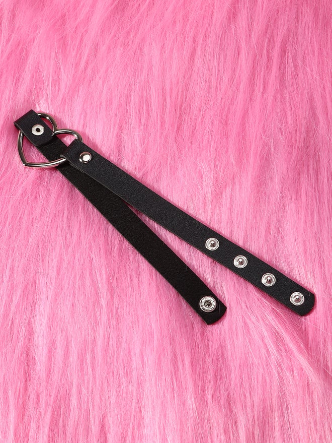 Styli Black Heart Choker Necklace - Image 2