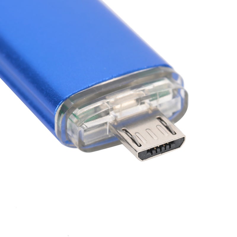 USB Flash Drive 64GB: Mini Metal Body - Ultra-Stable Plug And Play OTG Flash Drive for Home Office Data Storage, Travel File Transfer - Image 4