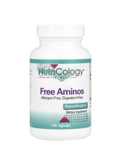 Nutricology Nutricology, Free Aminos, 100 Vegicaps  - Image 1