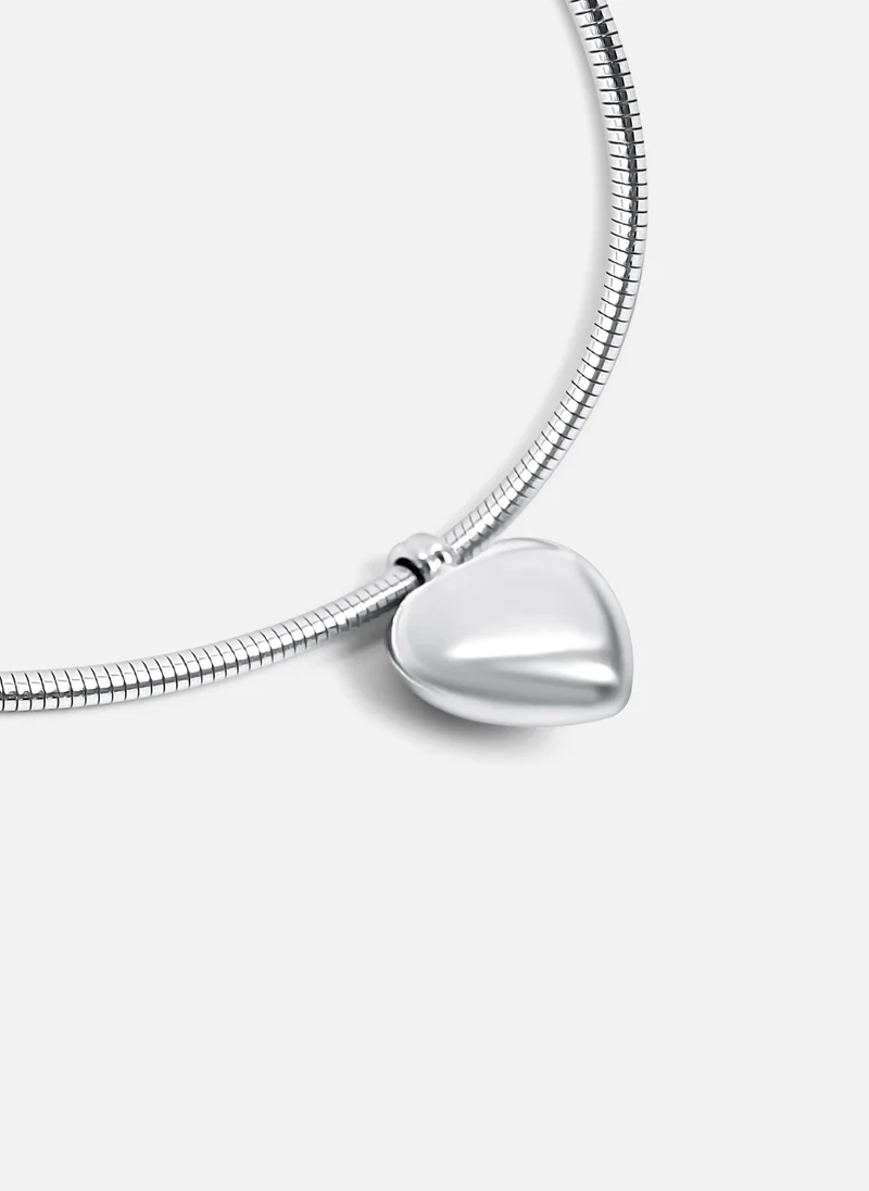 Lichi  Round chain with heart pendant for Women | Best Price UAE