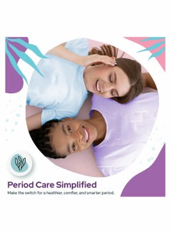 SYOSI Soft Menstrual Cup Super Soft and Flexible, Reusable Silicone Foldable Sterilizing Cup, Wear for 12 Hours, Easy to Clean Tampon and Pad Alternative  1 Small and 1 Large  - Image 5