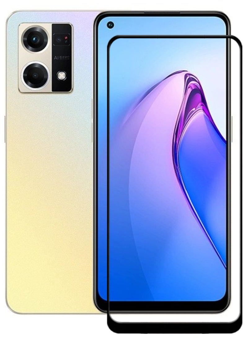 ACLIX Antistatic ESD Dustproof Premium Quality High Definition Tempered Glass Screen Protector Designed For Oppo Reno8 4G - Image 1