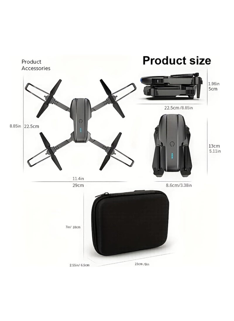 JAJEEK E99 Drone with Camera – Foldable RC Quadcopter for Beginners, Remote Control Drone Toys, Indoor & Outdoor Use, Affordable UAV, Perfect Men's Gift for Christmas, Halloween, and Thanksgiving - Image 3