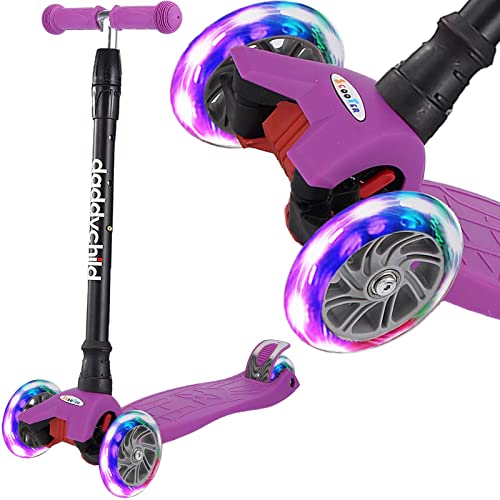 3Wheel Kids Scooter for Toddlers 314 LightUp Wheels Mini Scooter for Boys Girls