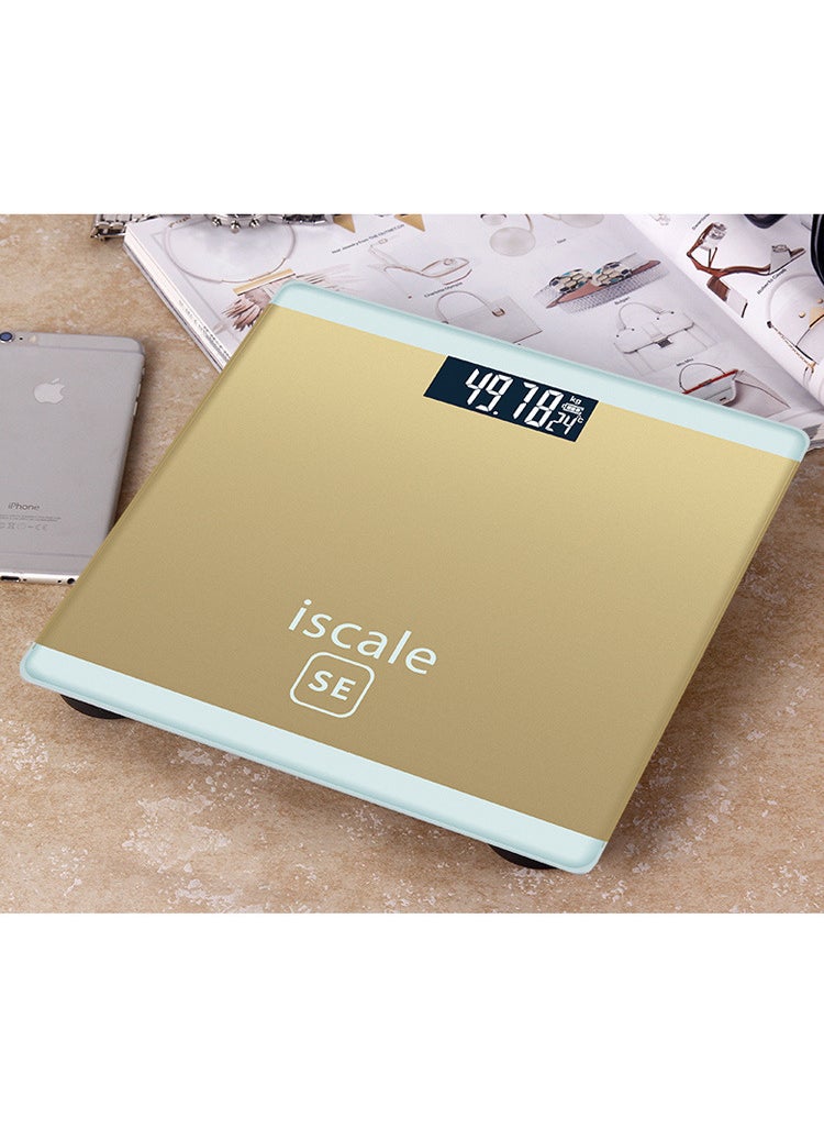 Generic - SE Digital Bathroom Scale Body Weight Monitor SE tuhao gold - Image 1