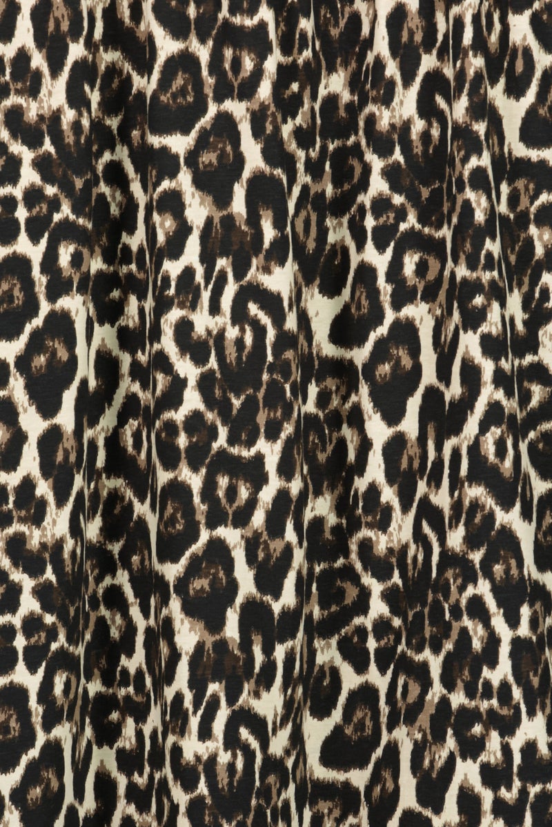 Threadbare Women Animal Print Midi Dress, Multicolor - Image 5
