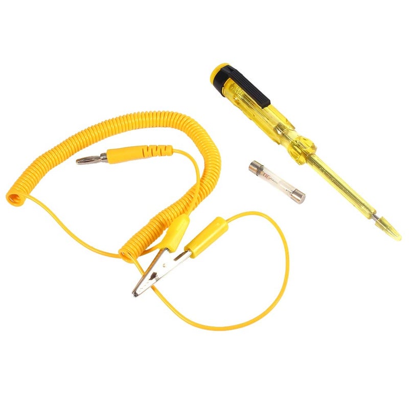 Yellow Car Circuit Tester Pen Safety Lamp for Automotive Electrical Maintenance - Image 4