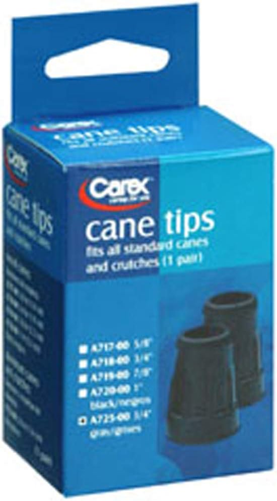 Carex Gray Cane Tips 34 in 2 ea - Image 1