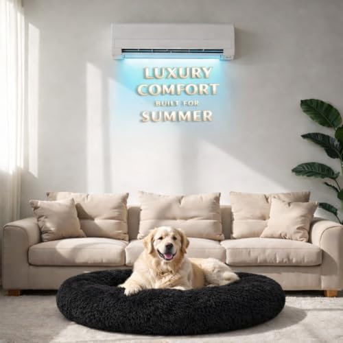 ZEXSAZONE Summer Comfortable Durable Both Sides usable and Washable Pet Bed | Cat Bed | Puppy Bed | Dog Bed | Medium Dog Bed for Cats Puppies (Black, Medium) - Image 2