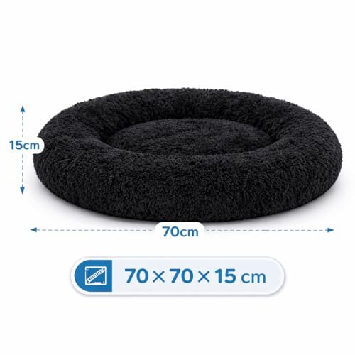 ZEXSAZONE Summer Comfortable Durable Both Sides usable and Washable Pet Bed | Cat Bed | Puppy Bed | Dog Bed | Medium Dog Bed for Cats Puppies (Black, Medium) - Image 5
