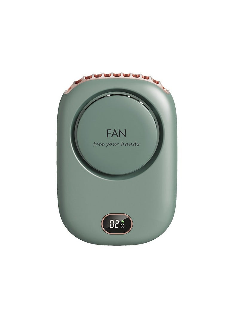 إسكدنيا مروحة جديدة معلقة على الرقبة بدون شفرات مزودة بمنفذ USB ومروحة صغيرة معلقة على الخصر لعرض طاقة الرياح الكبيرة - Image 1