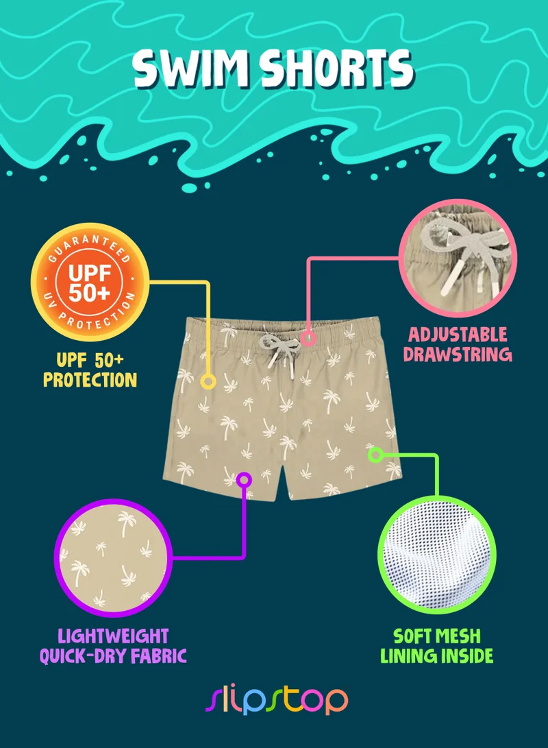Slipstop Palm Sands Palms Sand Junior Swim Shorts for Men | Best Price UAE