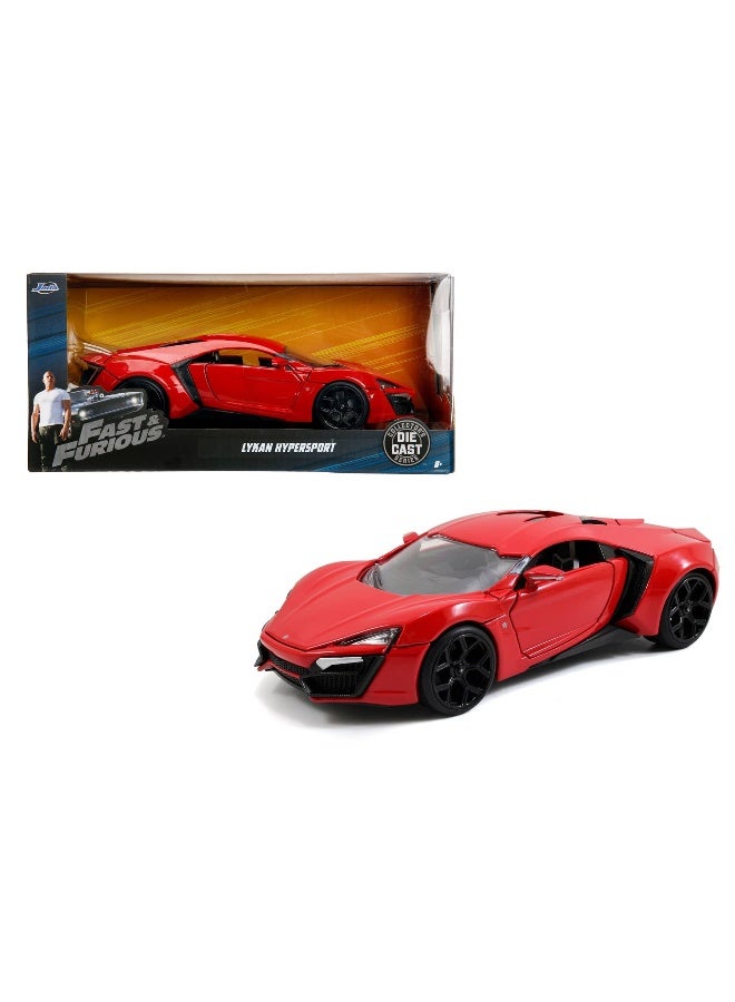 Fast & Furious Lykan Hypersport (1:24, Red) - Image 2