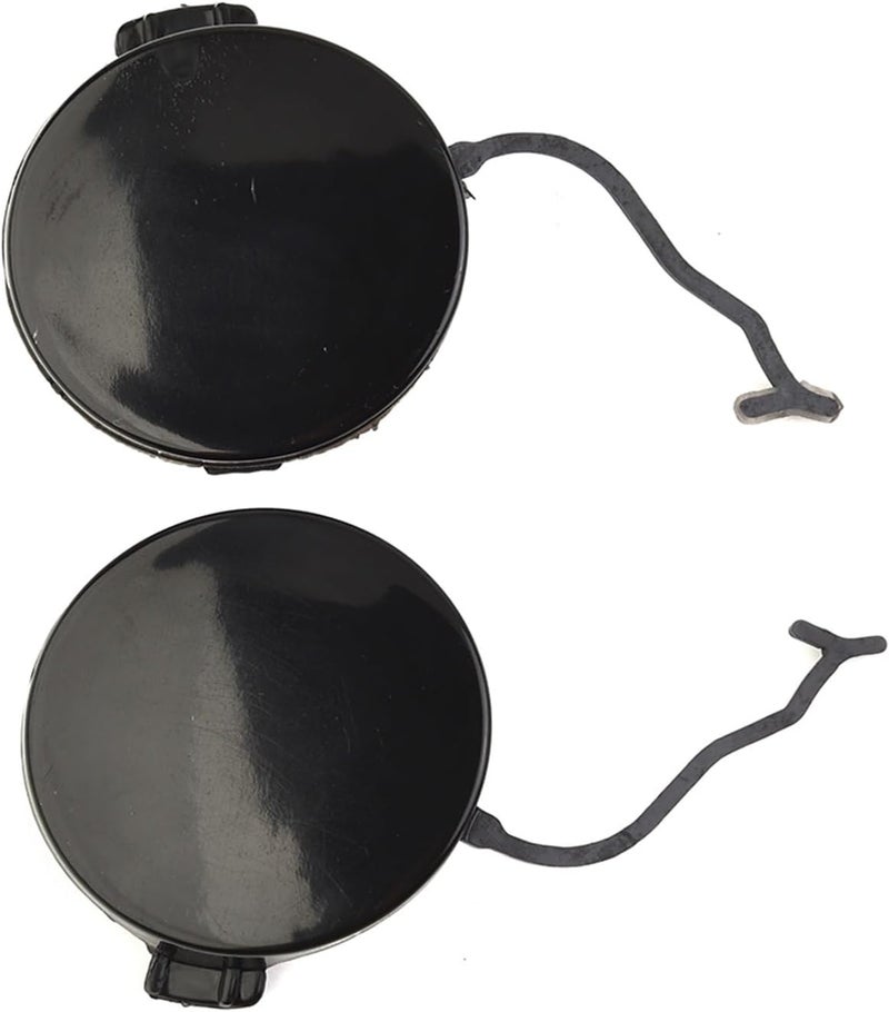Wivplex Durable Tow Hook Eye Cover Replacement - 2pcs Black - Image 1