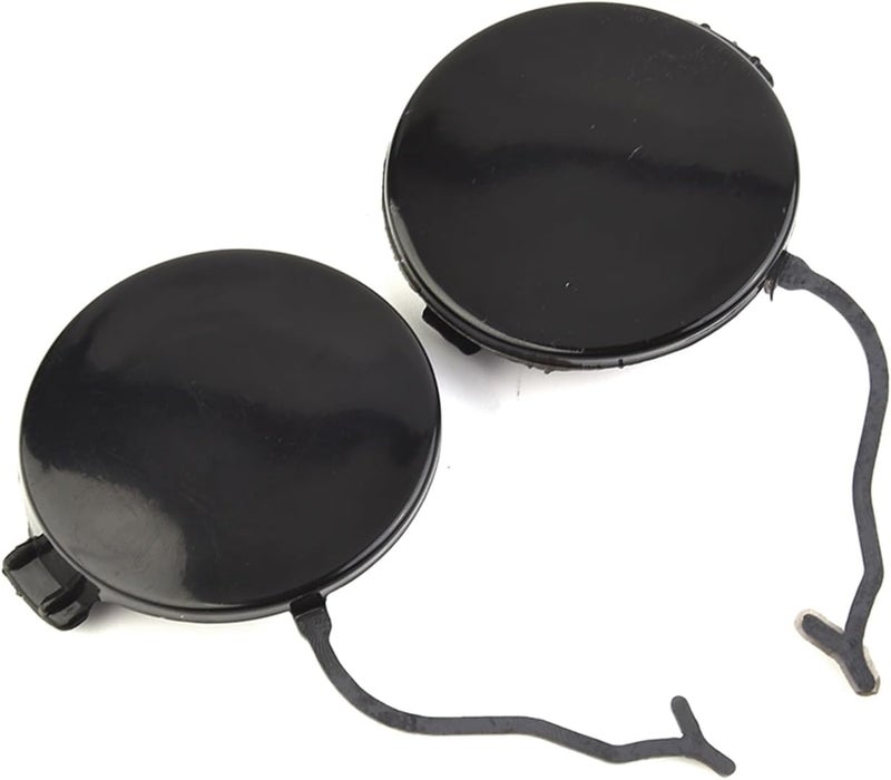 Wivplex Durable Tow Hook Eye Cover Replacement - 2pcs Black - Image 3