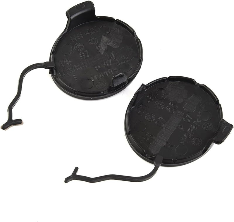 Wivplex Durable Tow Hook Eye Cover Replacement - 2pcs Black - Image 4