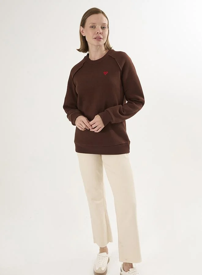 FELIX HARDY Basic Crew Neck Sweatshirt