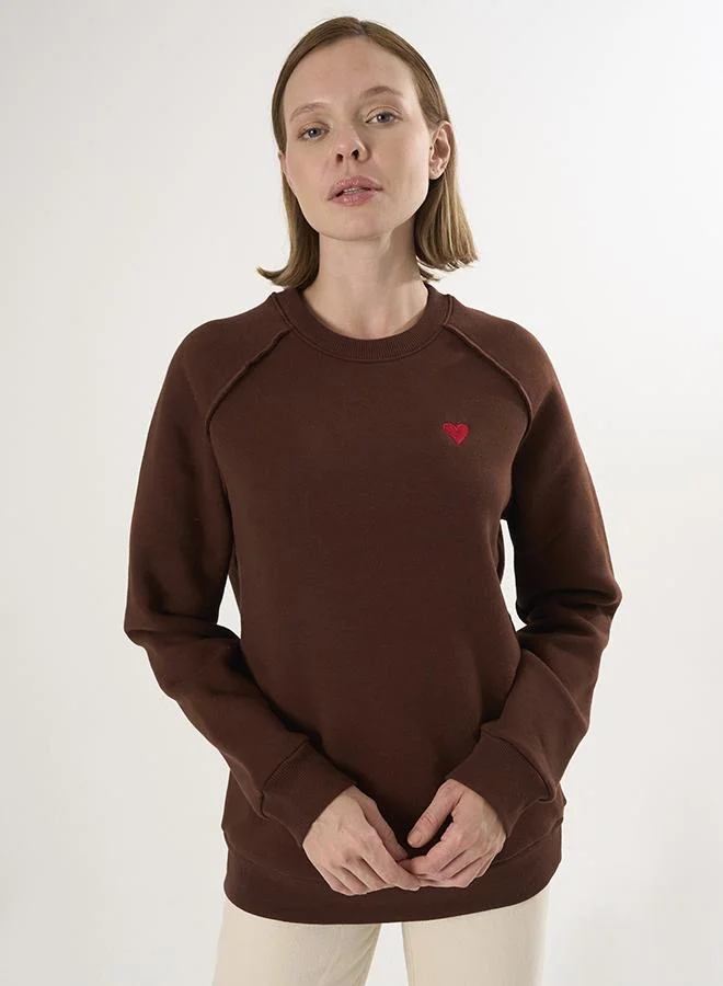 FELIX HARDY Basic Crew Neck Sweatshirt