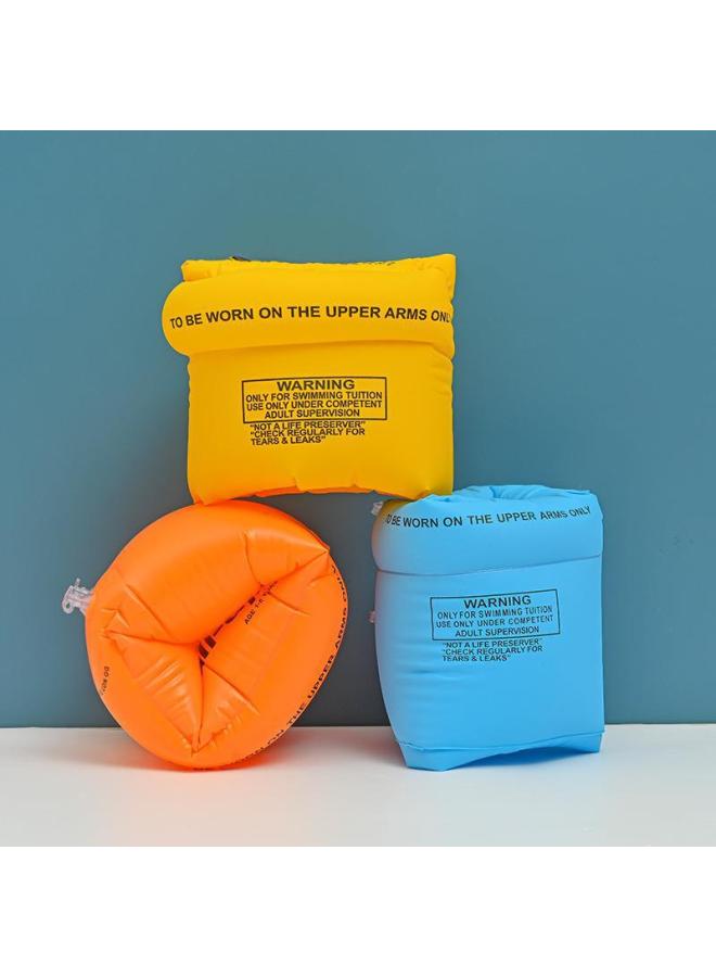 Generic Thickened Inflatable Water Sleeve Adult Double Airbag Swimming Ring Arm Ring OK Baby Floating Ring-Color:M Size Orange Swimsuit - Image 4
