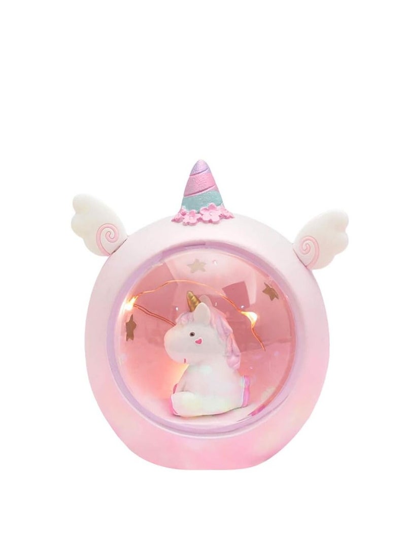 Generic - Unicorn Night Light Unicorn Light Projector Stars Moon Projector Lamp Constellation Night Light for Girls Gift Pink - Image 1