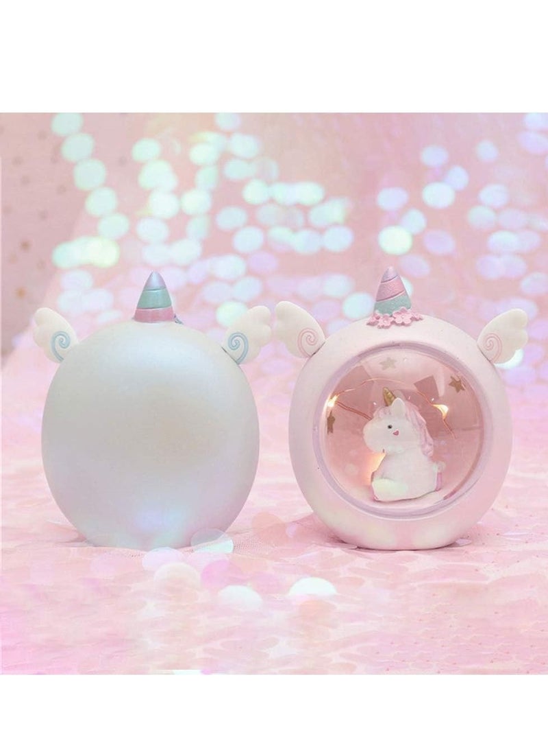 Generic - Unicorn Night Light Unicorn Light Projector Stars Moon Projector Lamp Constellation Night Light for Girls Gift Pink - Image 1