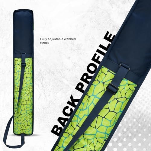 WHACKK Hayden Cricket Bat Cover Polyester Material, Premium Full Size Cover for Wooden and Plastic Bats with Heavy Duty Stitched Strap - Made in India (Navy) - Image 2