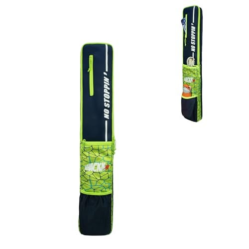 WHACKK Hayden Cricket Bat Cover Polyester Material, Premium Full Size Cover for Wooden and Plastic Bats with Heavy Duty Stitched Strap - Made in India (Navy) - Image 1