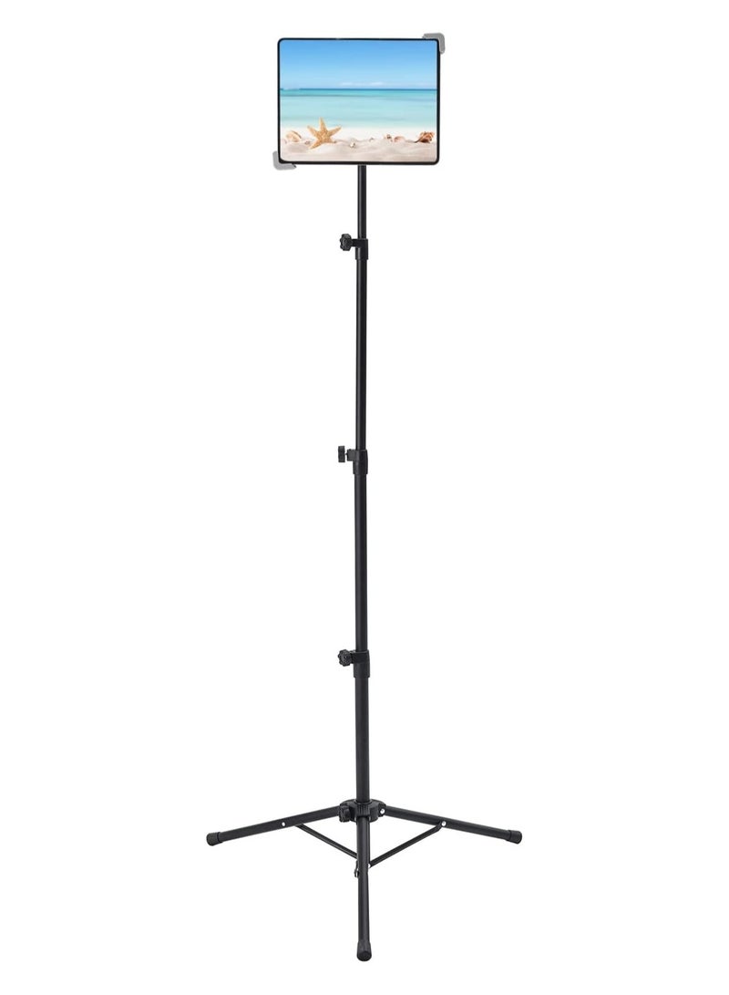ELTRAZONE Tablet Holder Stand, Tablet Stand Floor Height Adjustable Tablet Tripod Stand - Image 1