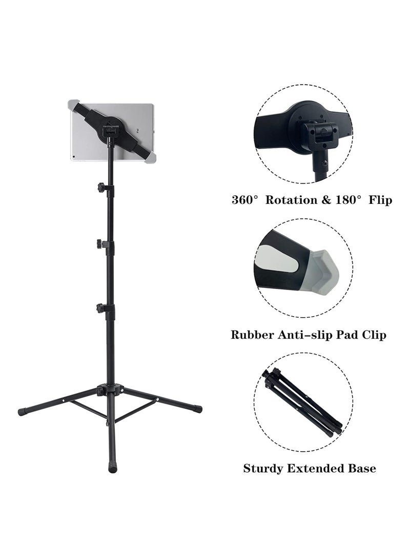ELTRAZONE Tablet Holder Stand, Tablet Stand Floor Height Adjustable Tablet Tripod Stand - Image 5