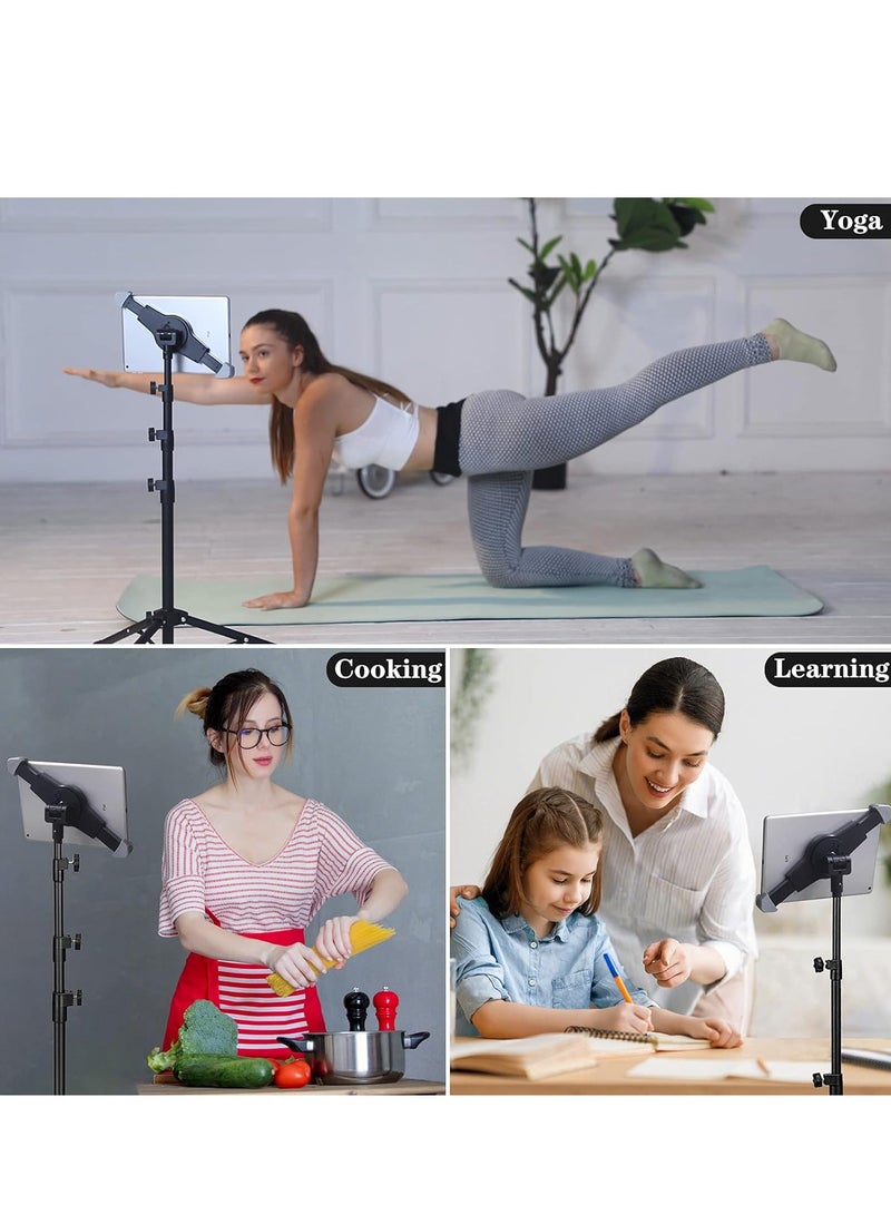 ELTRAZONE Tablet Holder Stand, Tablet Stand Floor Height Adjustable Tablet Tripod Stand - Image 4