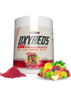 EHP Labs EHP Labs OxyReds Superfood Beets Powder - Nitric Oxide Supplement, Organic Beet Root Powder, Immune Support Supplement & Prebiotics for Digestive Health, Beet Powder - Fruit Xplosion, 30 Servings  - Image 1