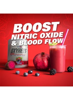 EHP Labs EHP Labs OxyReds Superfood Beets Powder - Nitric Oxide Supplement, Organic Beet Root Powder, Immune Support Supplement & Prebiotics for Digestive Health, Beet Powder - Fruit Xplosion, 30 Servings  - Image 4