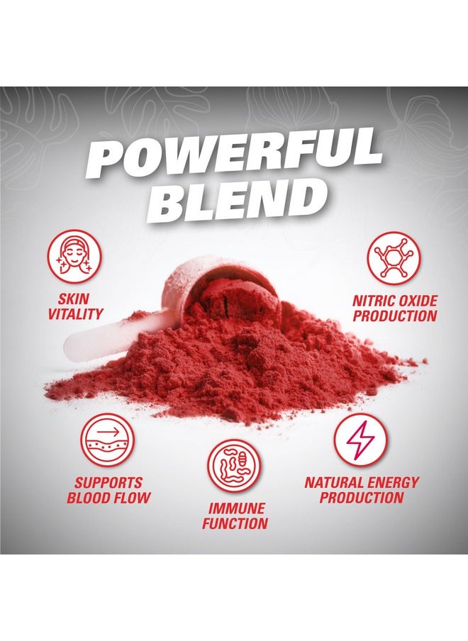 EHP Labs EHP Labs OxyReds Superfood Beets Powder - Nitric Oxide Supplement, Organic Beet Root Powder, Immune Support Supplement & Prebiotics for Digestive Health, Beet Powder - Fruit Xplosion, 30 Servings  - Image 5
